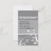 Elegant Swirls - Customized Business Card (Front/Back)