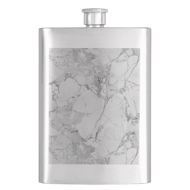 Elegant Swirls Flask (Front)