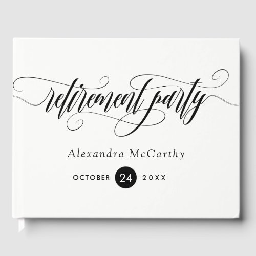 Elegant Swirls Retirement Party