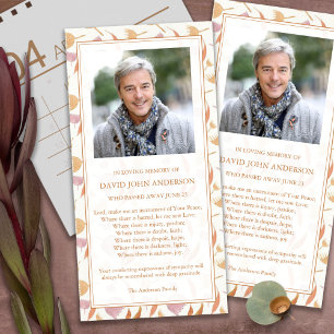 Elegant Sympathy Memorial Funeral Thank You Cards