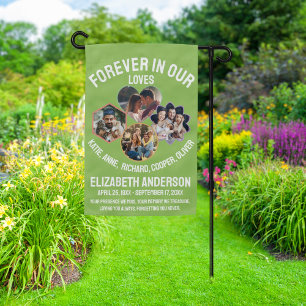 Elegant Sympathy Quote Heart Photos Memorial Garden Flag