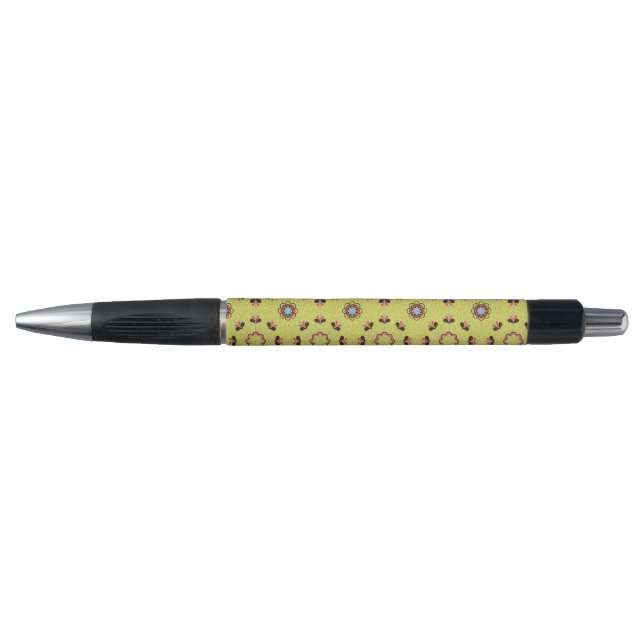 Elegant Tacha Floral Pattern Pen (Front)