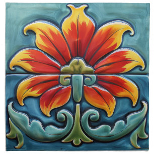 Elegant Talavera Theme  Cloth Napkin