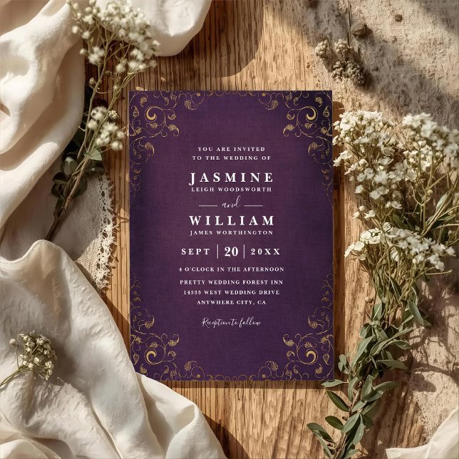 Elegant Tangled Lanterns Budget QR Code Wedding Invitation (Creator Uploaded)