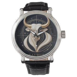 ♉ Elegant Taurus Zodiac Gold Bull Astrology ✨ Watch