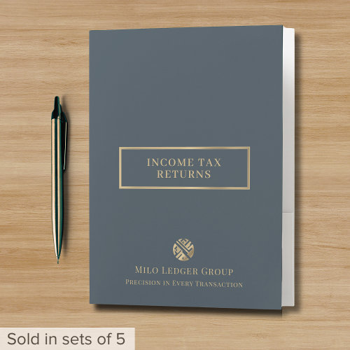 Elegant Tax Return Folders for Accountants