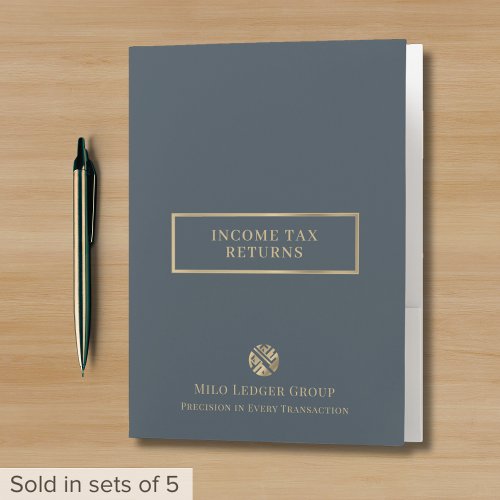 Elegant Tax Return Folders for Accountants