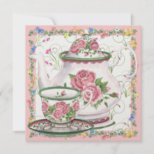 Elegant Tea / Coffee - SRF Invitation