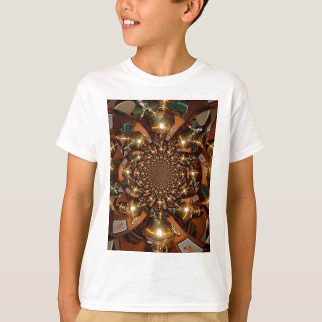 Elegant Tea Culture – Vintage Samovars T-Shirt (Front)