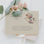 Elegant Tea Party Floral Bridal Shower Enclosure Card