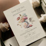 Elegant Tea Party Floral Bridal Shower Invitation