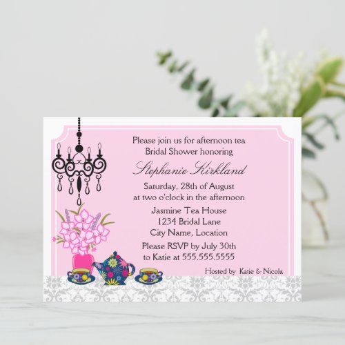 Elegant Tea Party Invitation