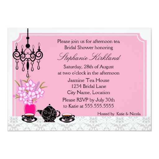 Elegant Tea Party Invitations 7