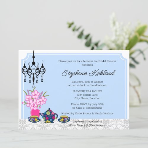Elegant Tea Party Invitation