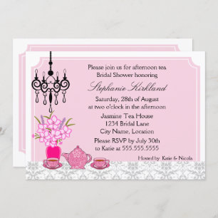 Elegant Tea Party Invitation