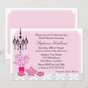 Elegant Tea Party Invitation
