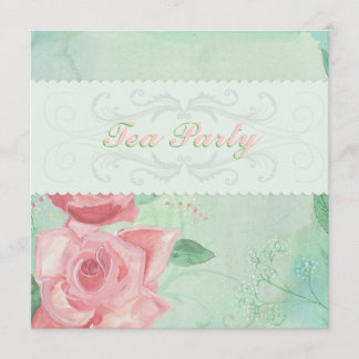 Elegant Tea Party Invitations