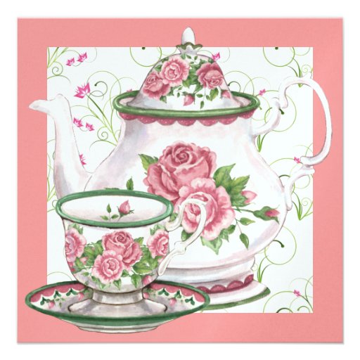 Elegant Tea Party Invitations 3