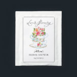Elegant Teacups Bridal Shower Tea Bag Drink Mix<br><div class="desc">Stylish tea party bridal shower gift design featuring tea cups filled with a bouquet of pretty pink flowers. Visit our shop to view our tea shower collection!</div>