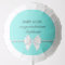 Elegant Teal Aqua Glam Pearls Tiffany Baby Shower