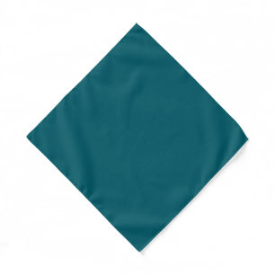 elegant teal blue color creates bandana