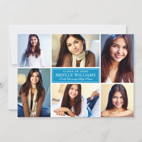 Graduation Party Invitation | Senior Photo Collage