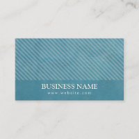 Elegant Teal Blue Translator Business Card