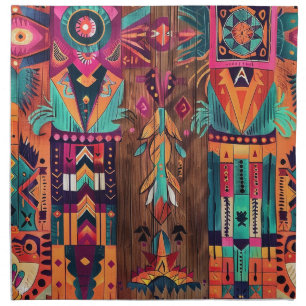 Elegant Teal "Legacy of the Sun Empire" Designer D Cloth Napkin