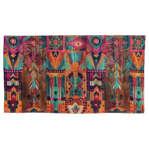 Elegant Teal "Legacy of the Sun Empire" King Pillo Pillow Case