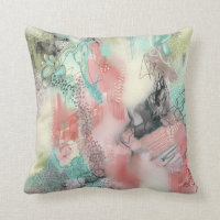 Elegant teal, pink and green