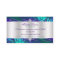 Elegant Teal Purple Damask Swirl