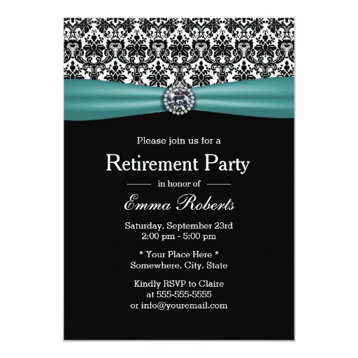 Elegant Retirement Party Invitations Templates 7