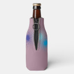 Elegant Teal &amp; Ruby Raylight  Bottle Cooler