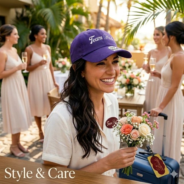 Elegant Team Bride Wedding Party 47 Brand Hat (Elegant Team Bride Wedding Party 47 Brand Hat)