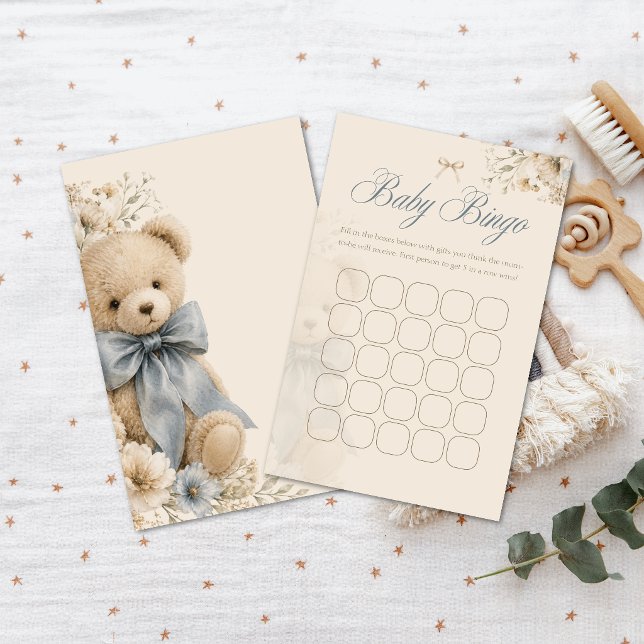 Elegant Teddy Bear Baby Bingo (Creator Uploaded)
