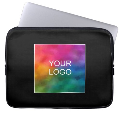 Elegant Template Custom Business Company Logo Here Laptop Sleeve
