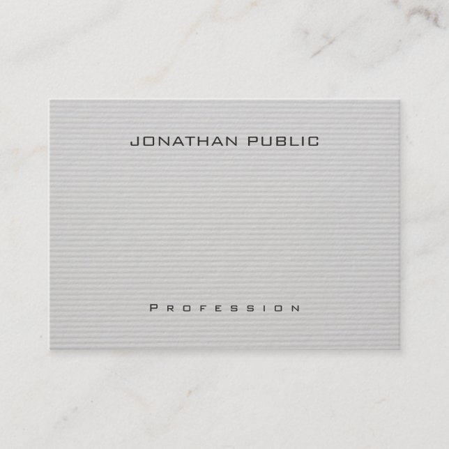 Elegant Template Modern Minimalist Professional Business Card (Front)