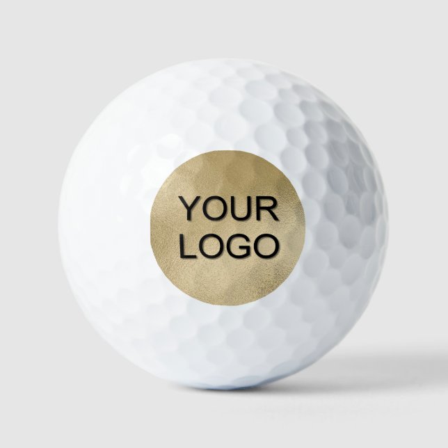Elegant Template Your Logo Here Promotional Golf Balls (Front)