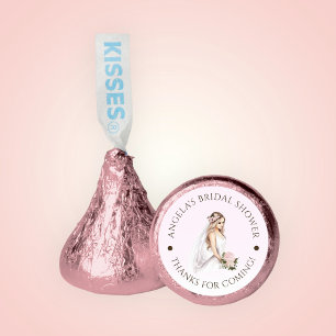 Elegant Tender Pink Bride-To-Be Bridal Shower Hershey®'s Kisses®