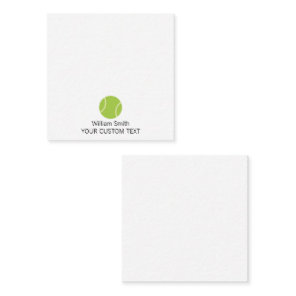 Elegant Tennis Personalized Stationery  Note Card