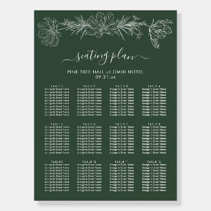 Elegant Terracotta and Green with Cosmos Flower Foam Board