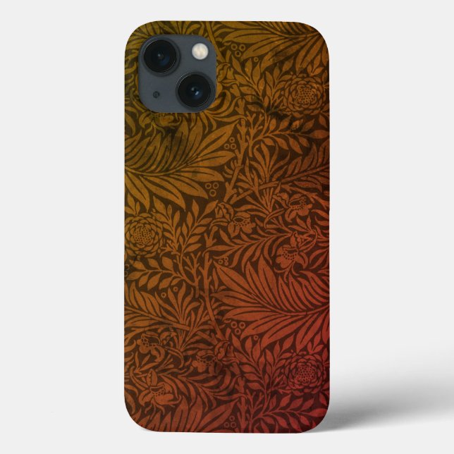 Elegant Terracotta Boho Botanical Pattern  Case-Mate iPhone Case (Back)