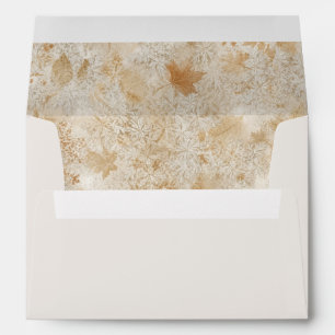 Elegant Terracotta Ivory Wedding Envelope