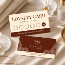 Elegant Terracotta Spa Salon Esthetician Wellness