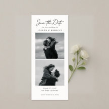 Elegant Text and Photo Strip | Bookmark Wedding