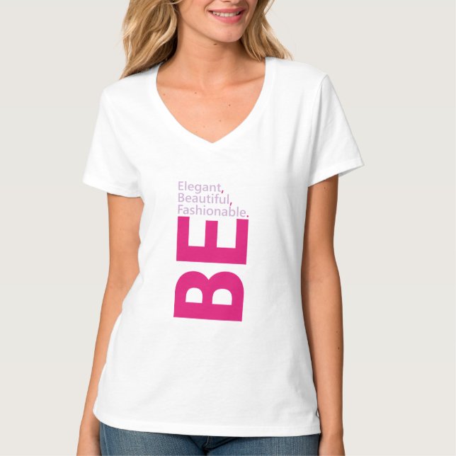 Elegant Text Motivational Quotes  T-Shirt (Front)