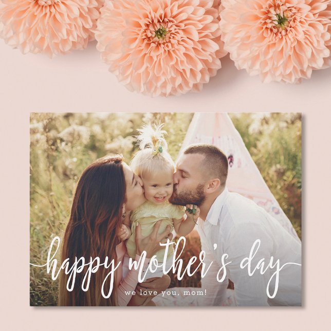 Elegant Text Photo Mother's Day Card (Creator Uploaded)