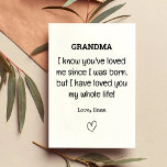 Elegant Thank you Birthday Card for Grandmother<br><div class="desc">This is a Elegant Thank you Card for Grandmother on her Birthday. with Customizable Quote and name on front and back. Best Digital Download Birthday Card for Grandma.</div>