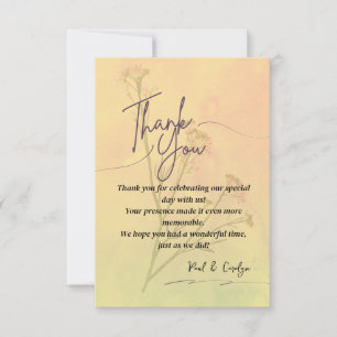 Elegant Thank You Card