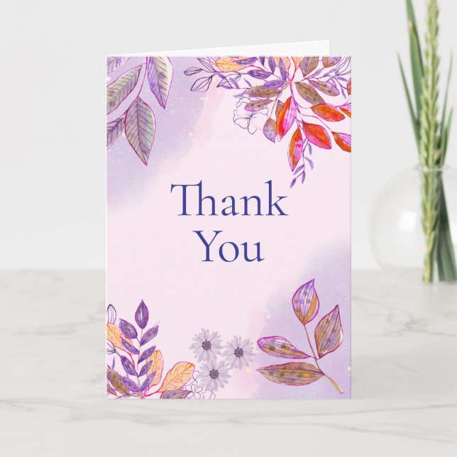 Elegant Thank You Card (Front)